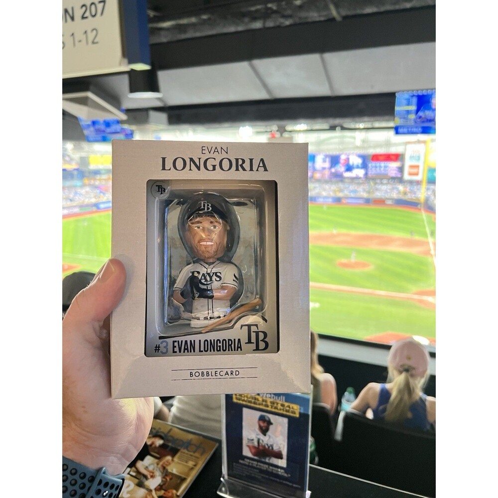 Evan Longoria Tampa Bay Rays Bobblehead Hall Of Fame Weekend  7/12/26
